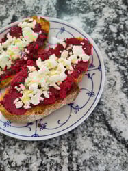 Beetroot Chickpea spread