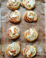 Jalapeno and cheddar swirls